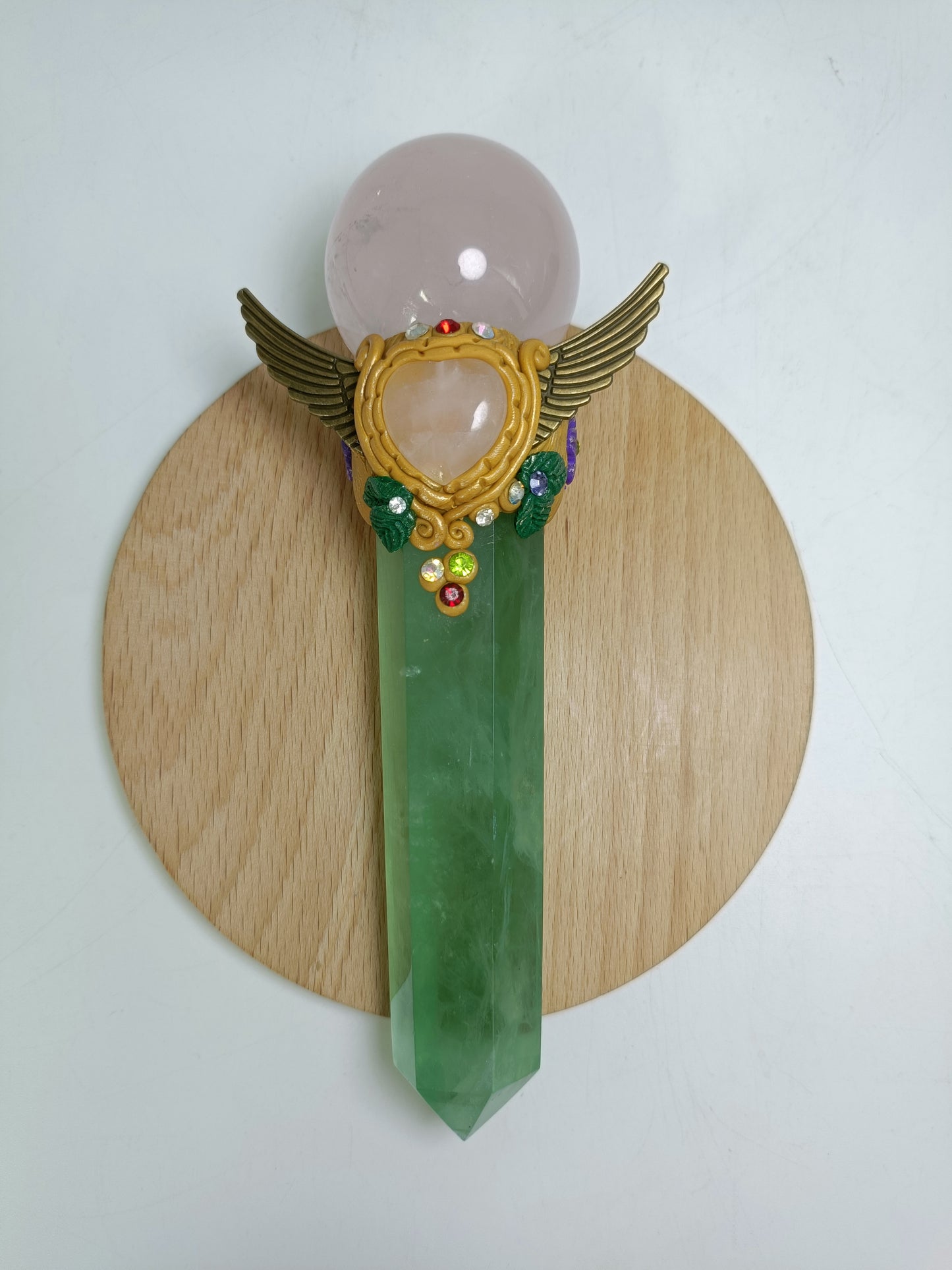 Crystal wand