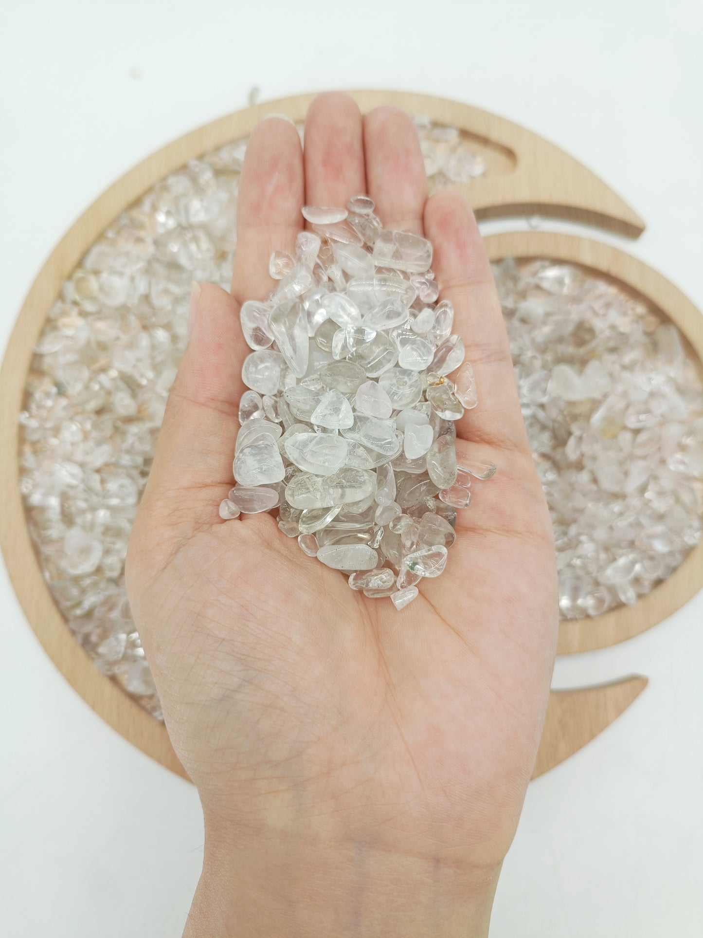 Clear quartz chip