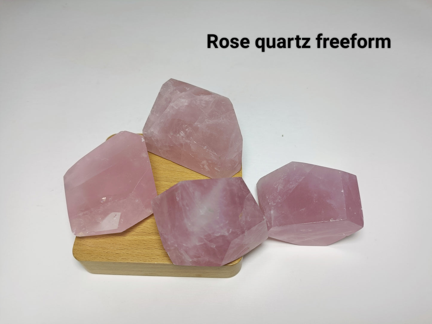 Rose quartz freeform