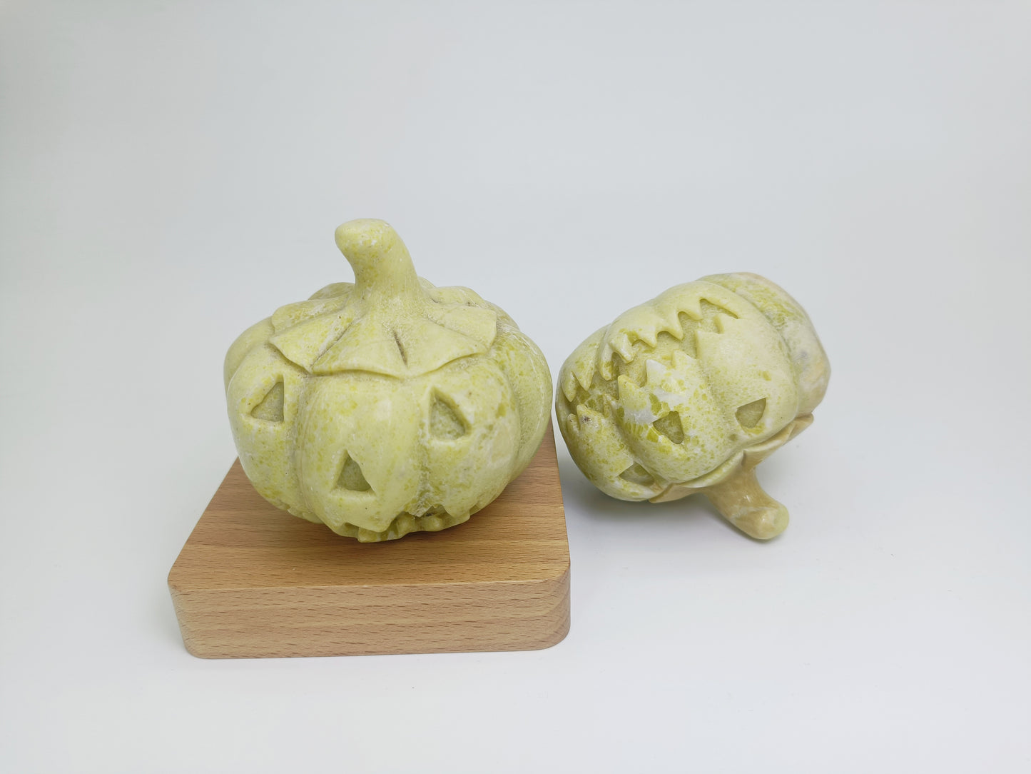 Lemon jade pumpkin carving