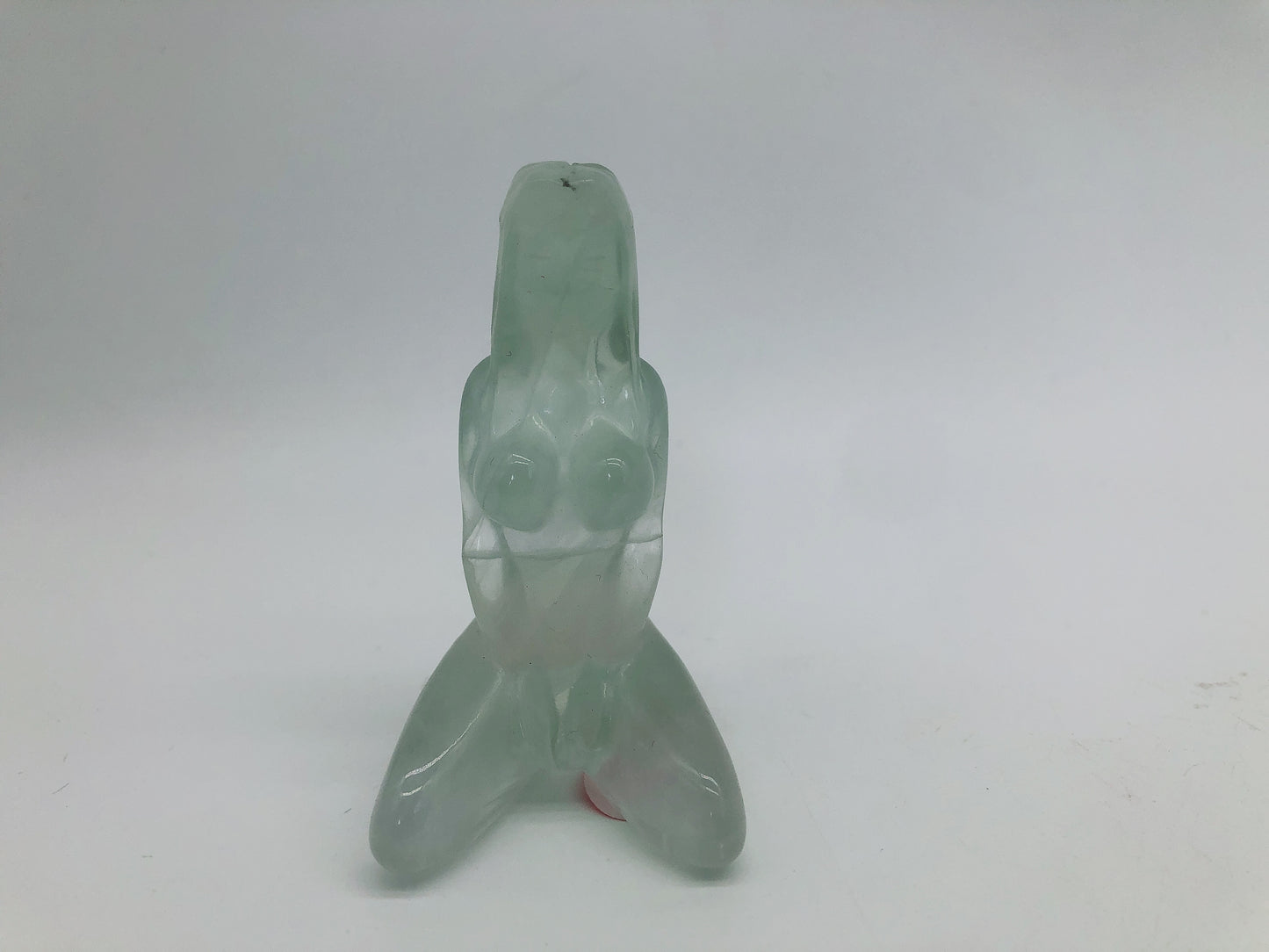 Fluorite sexy lady body carving