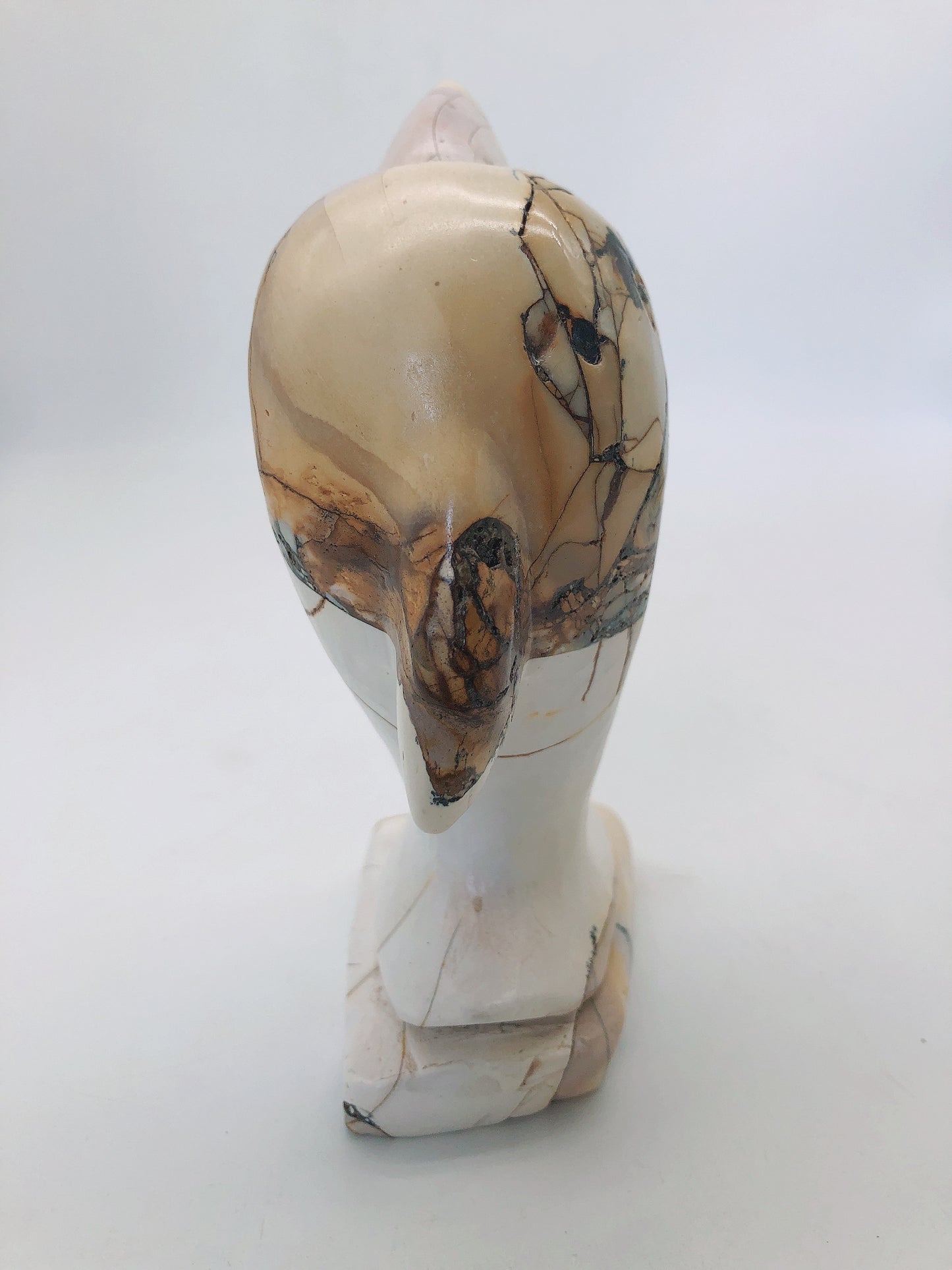 Mookite dolphin carving