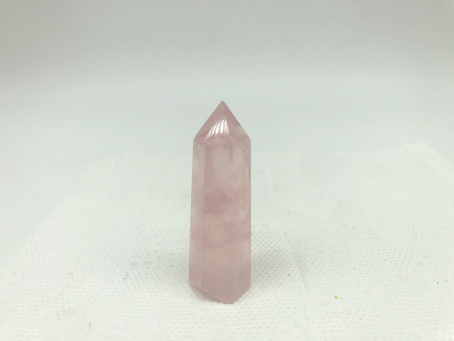 Rose quartz tower