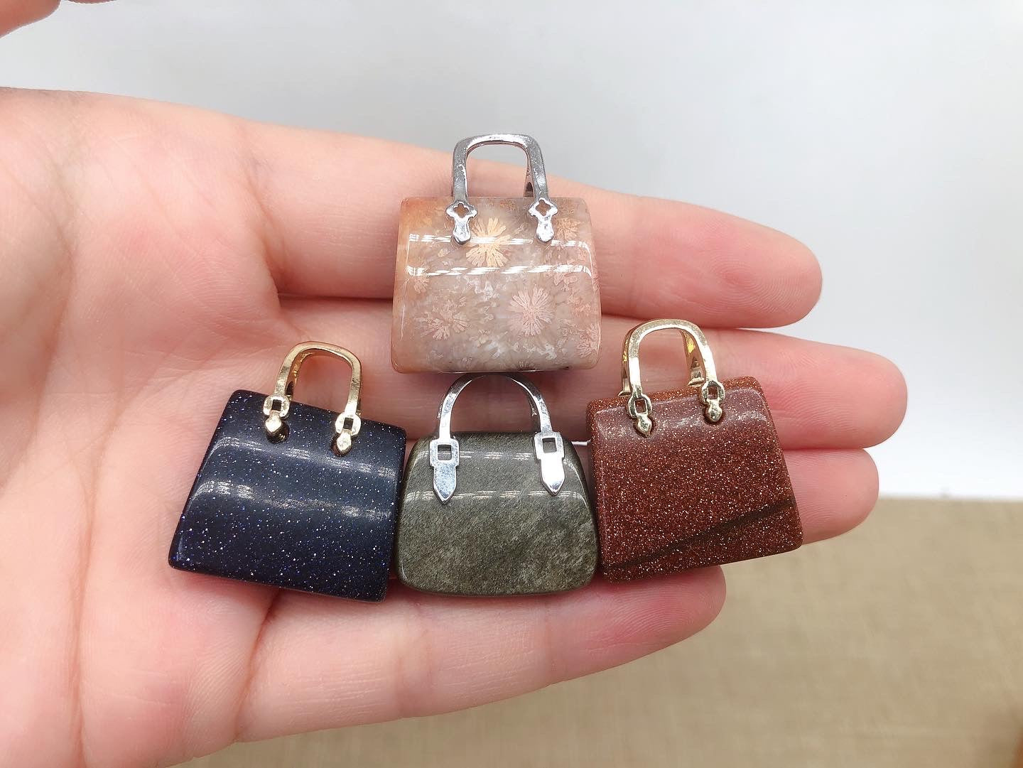 Mini crystal bag