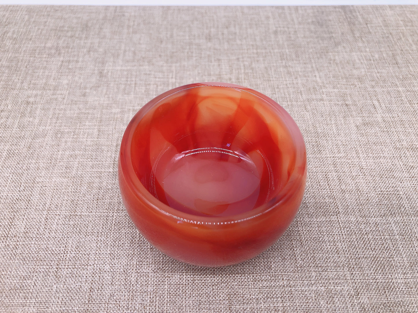 Red agate cup