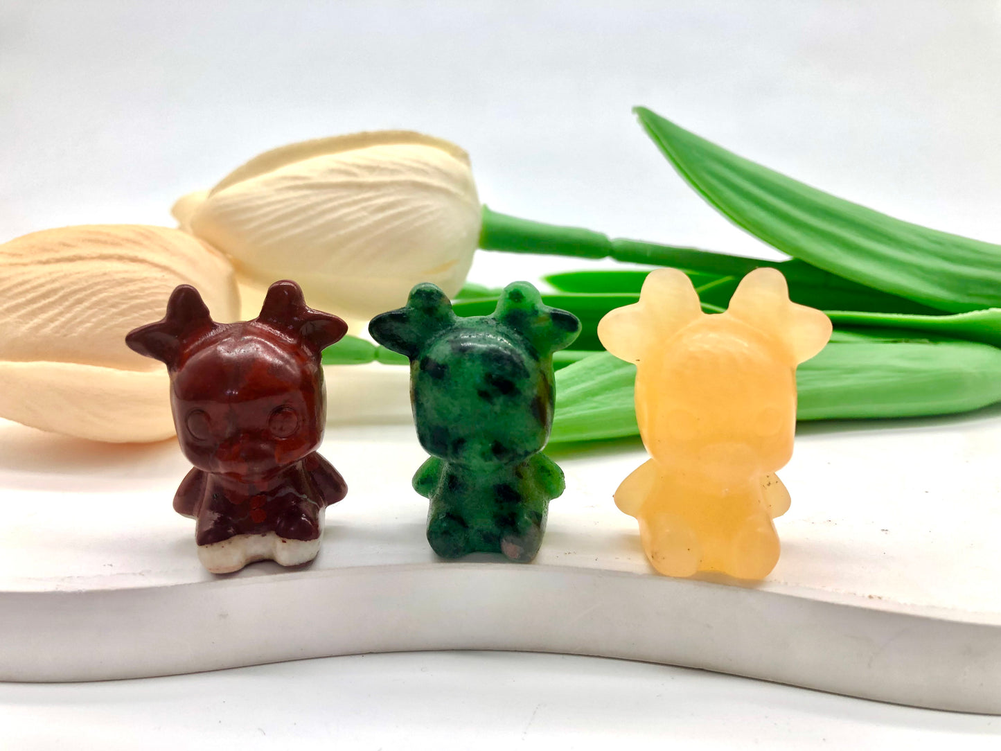 Mini deer carving