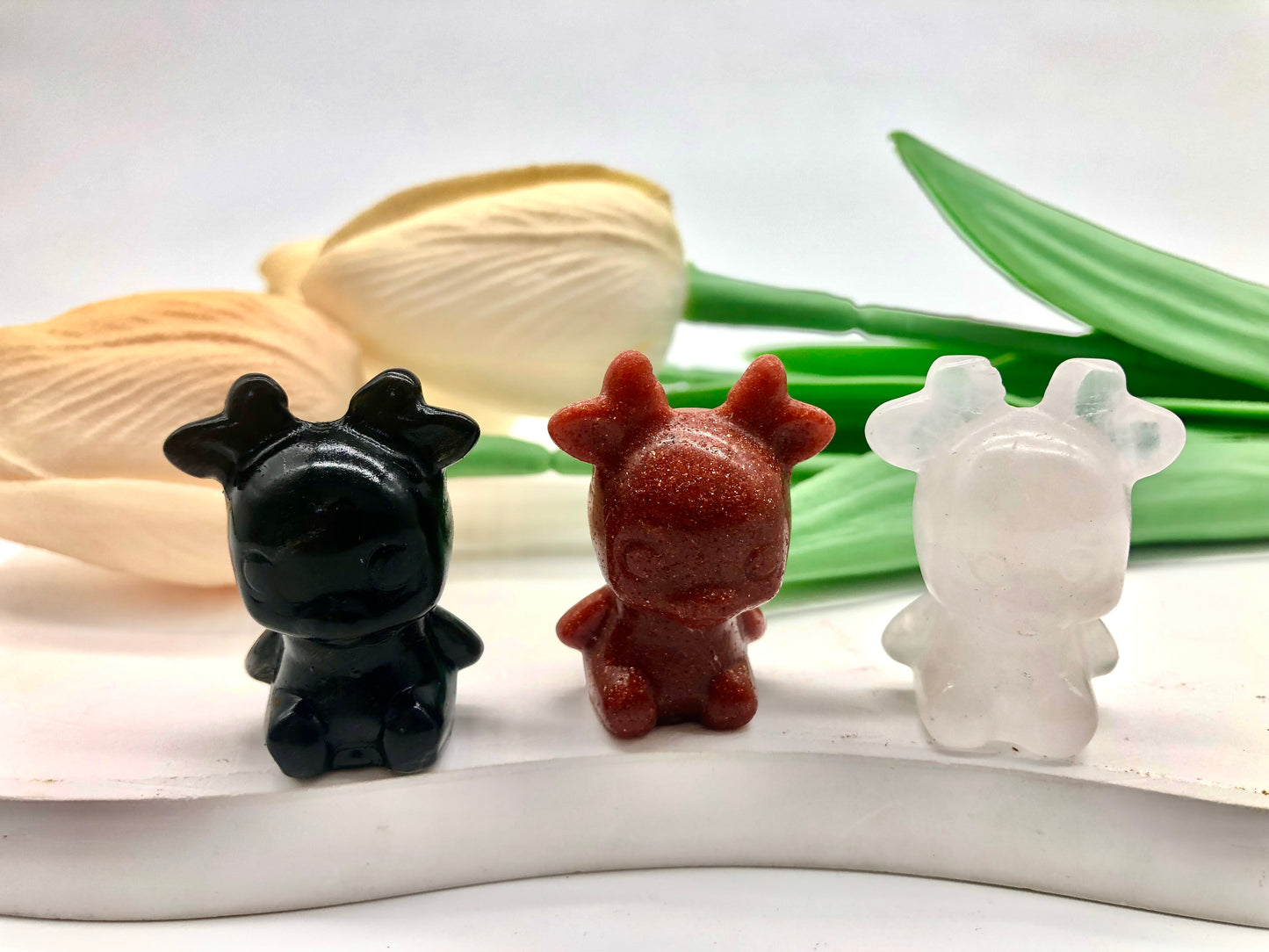 Mini deer carving