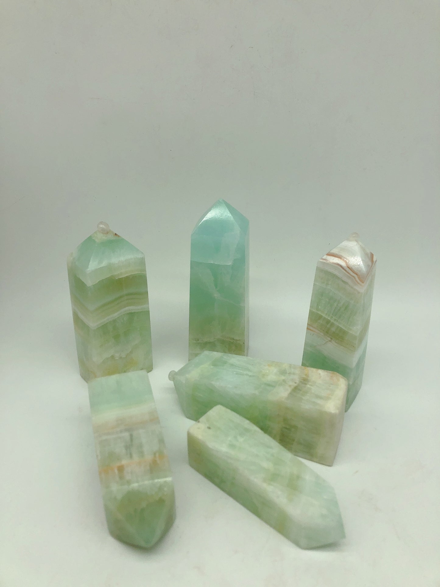 Green Calcite Tower