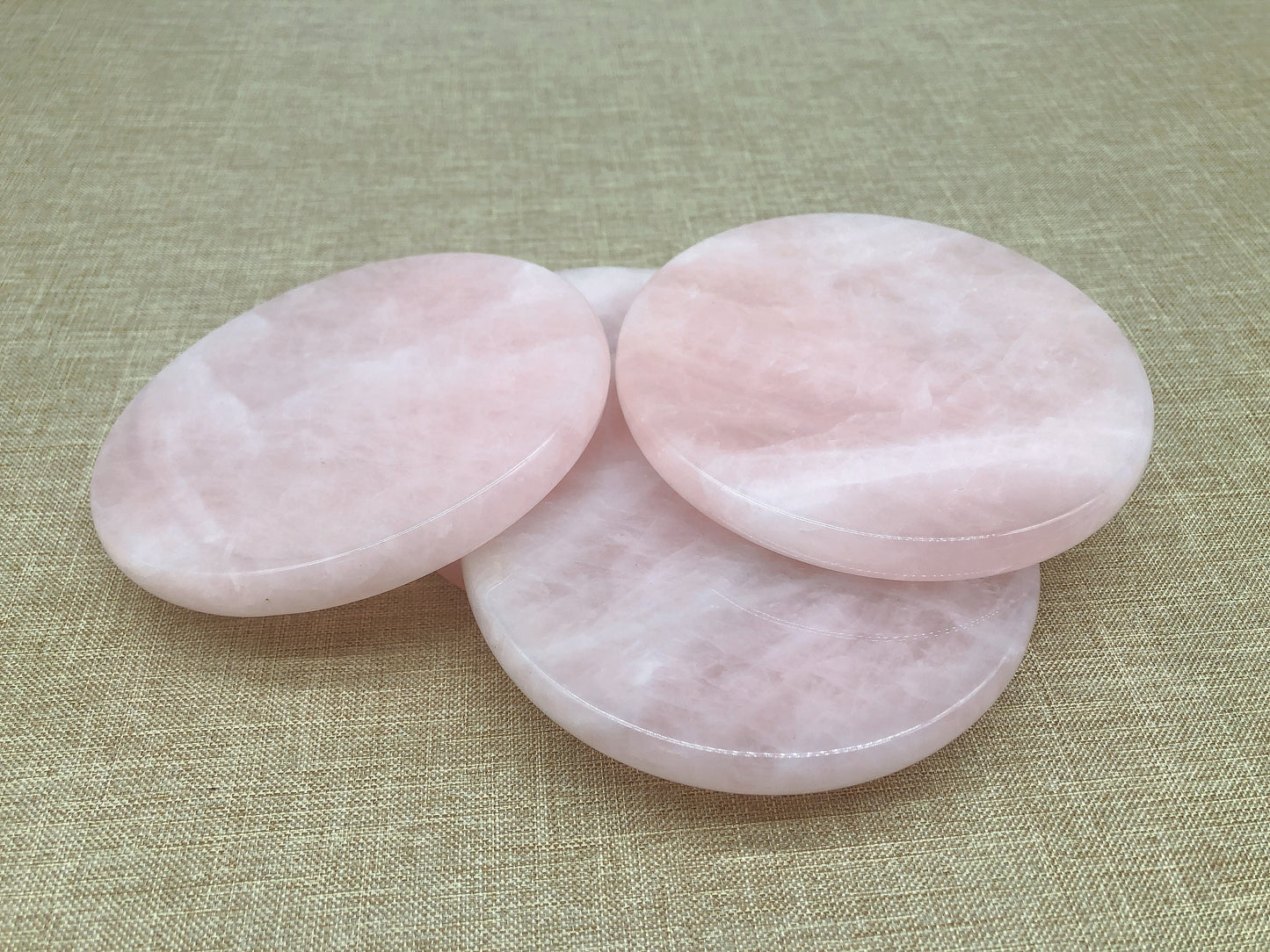 Rose quartz slab