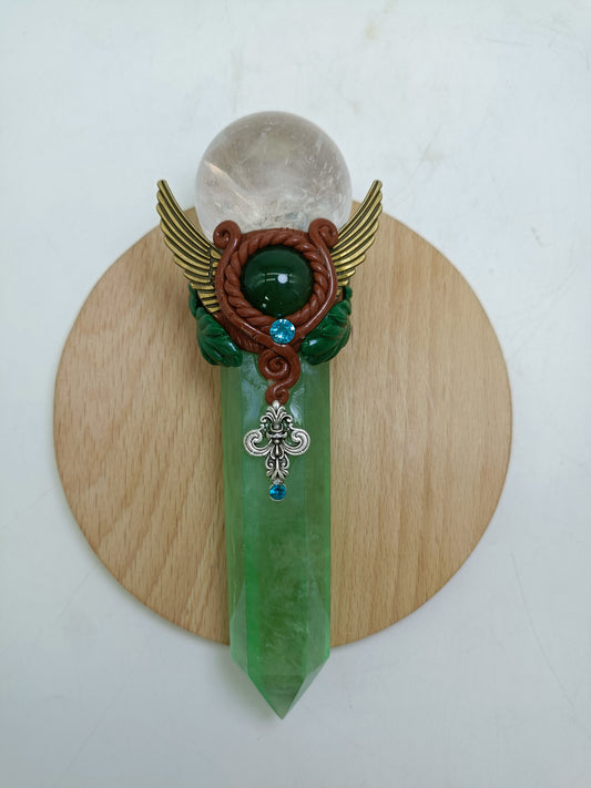 Crystal wand