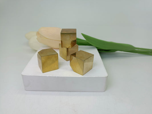 Pyrite cube