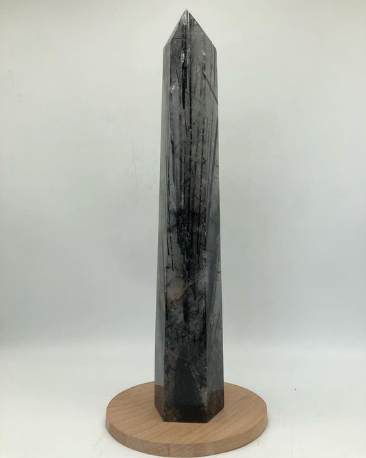 Black tourmaline tower