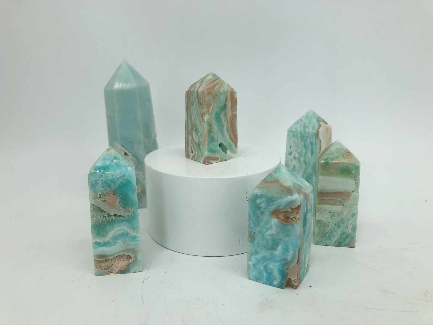 Blue caribeen tower