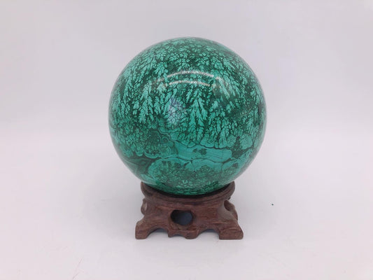 Malachite sphere