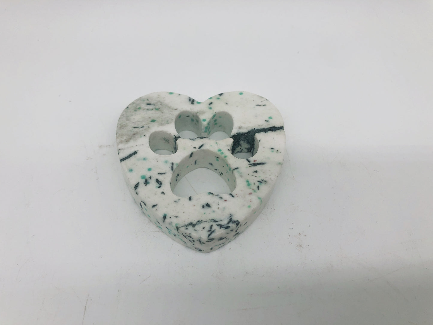 White agate heart