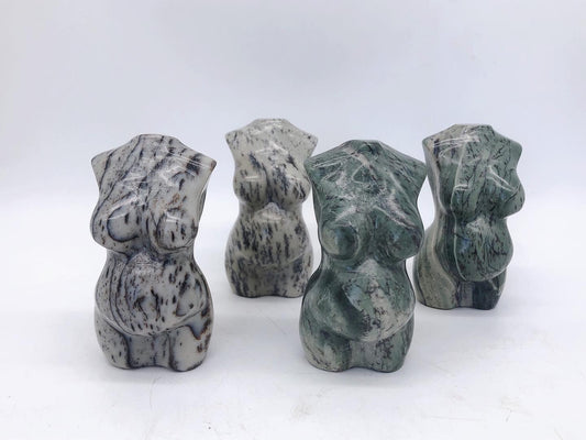 Pregnant lady body carving