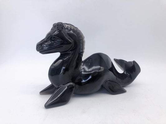 Smoky quartz animals carving