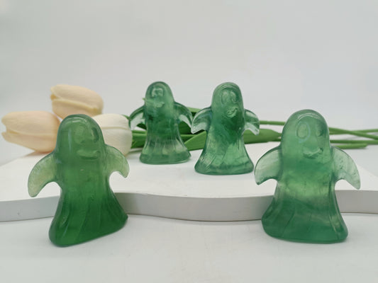 Fluorite ghost carving