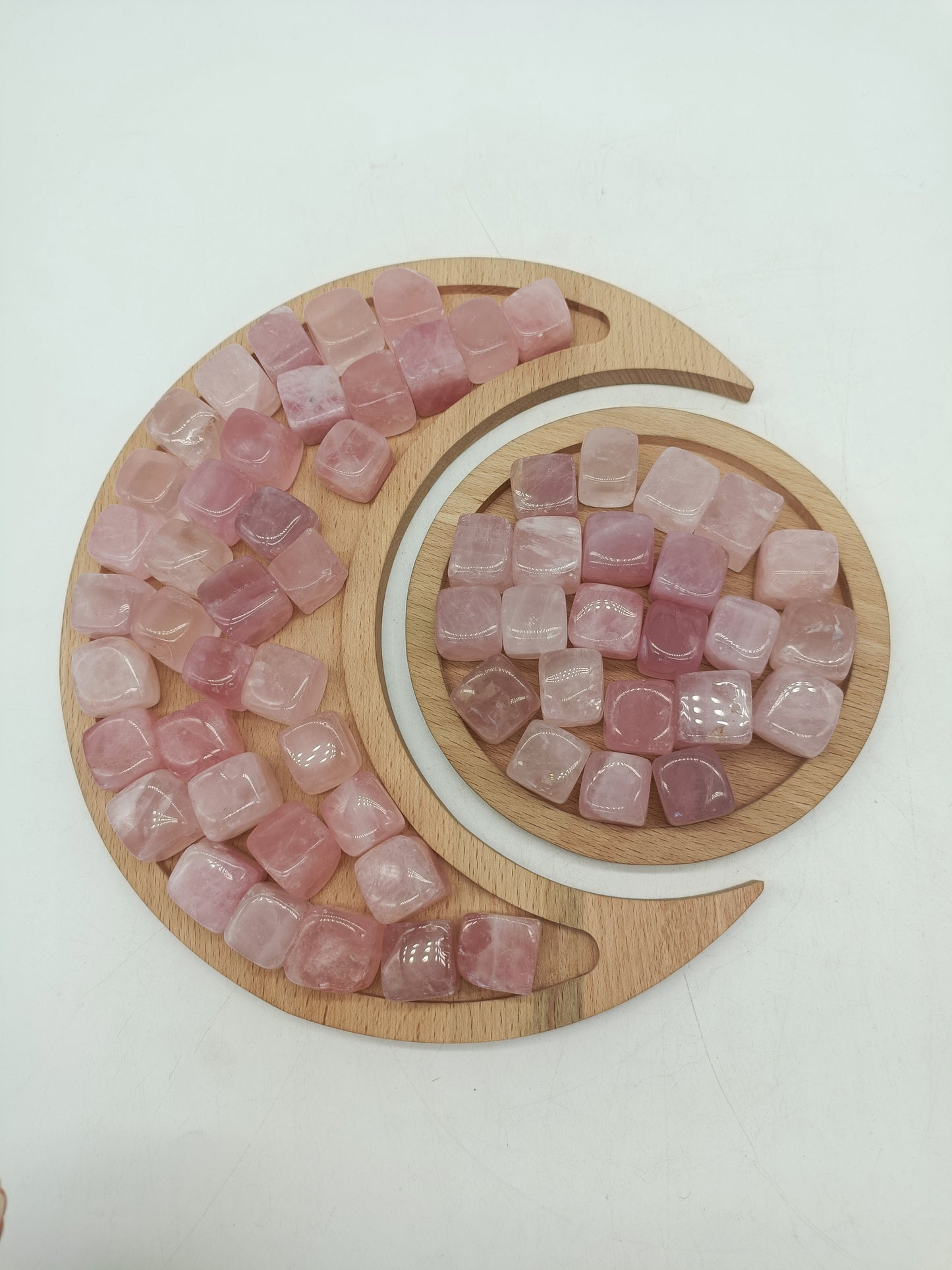 Rose quartz tumble