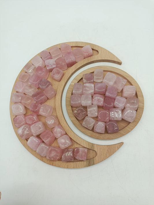 Rose quartz tumble