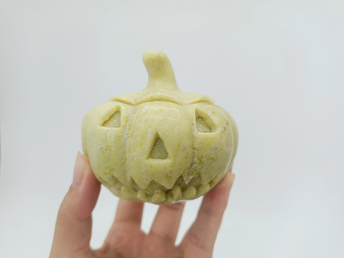 Lemon jade pumpkin carving