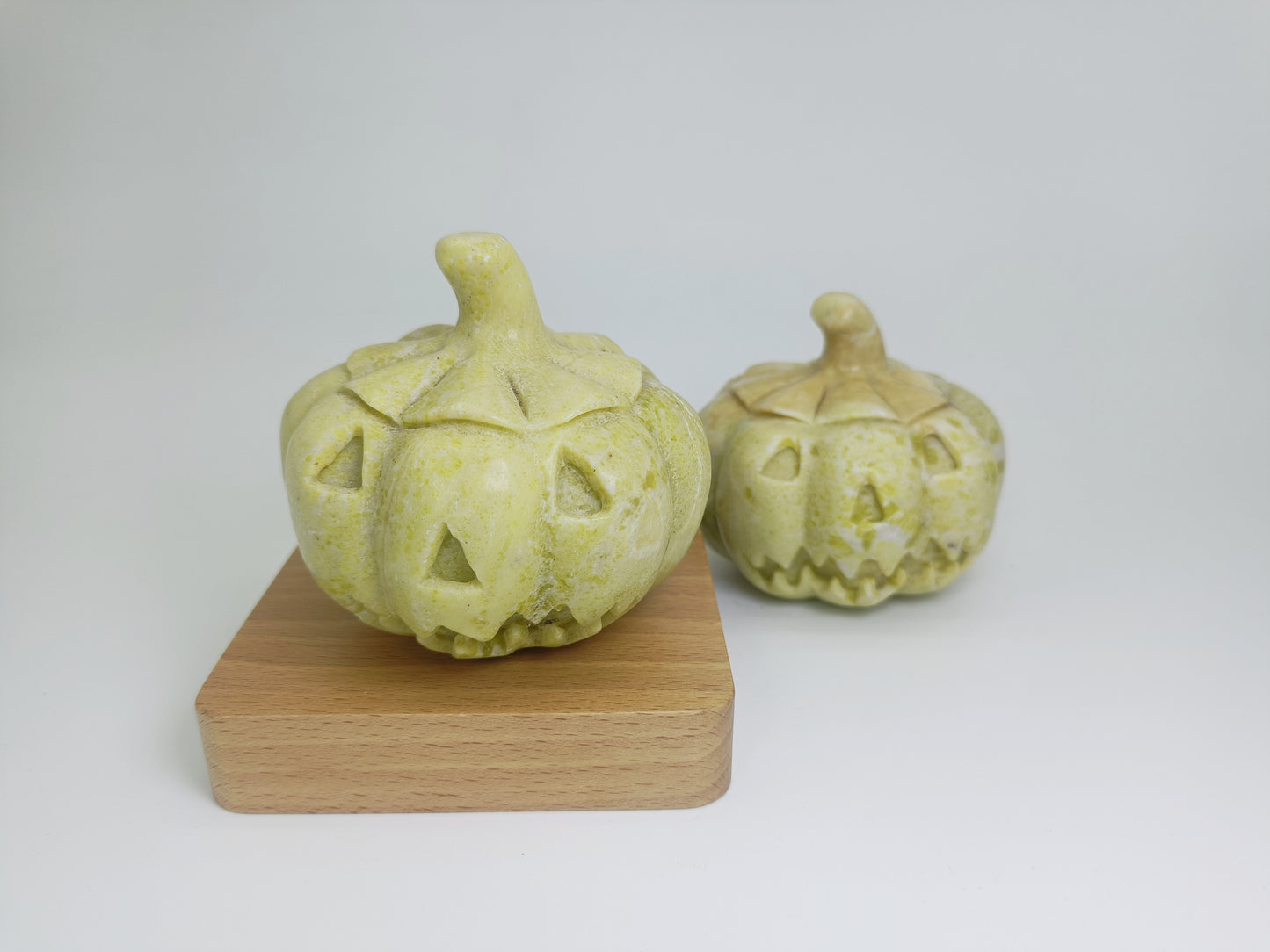 Lemon jade pumpkin carving