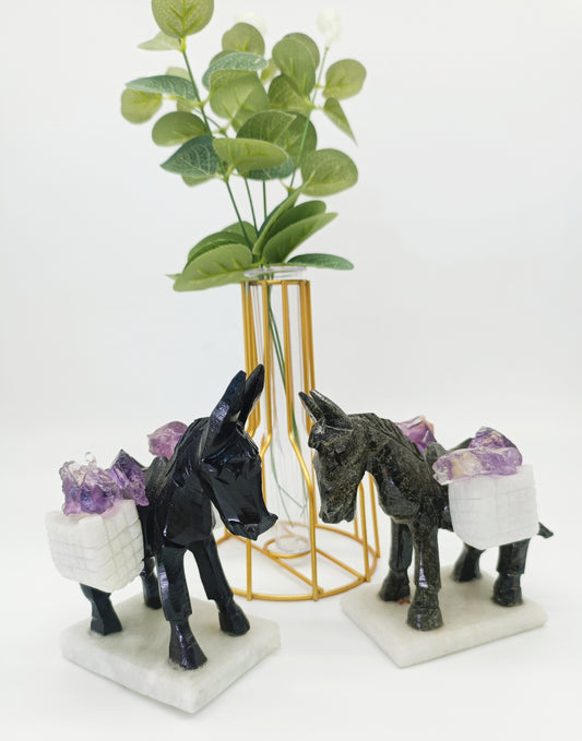 Donkey carving