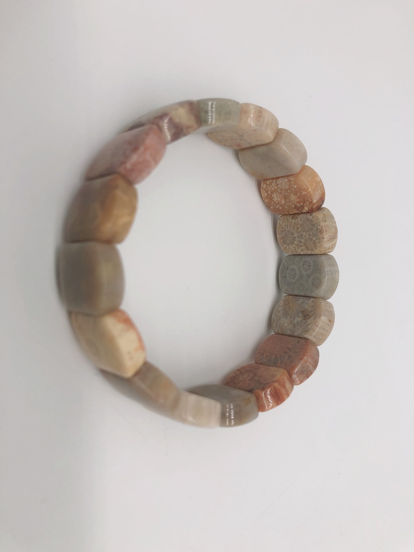 Coral jade bracelet