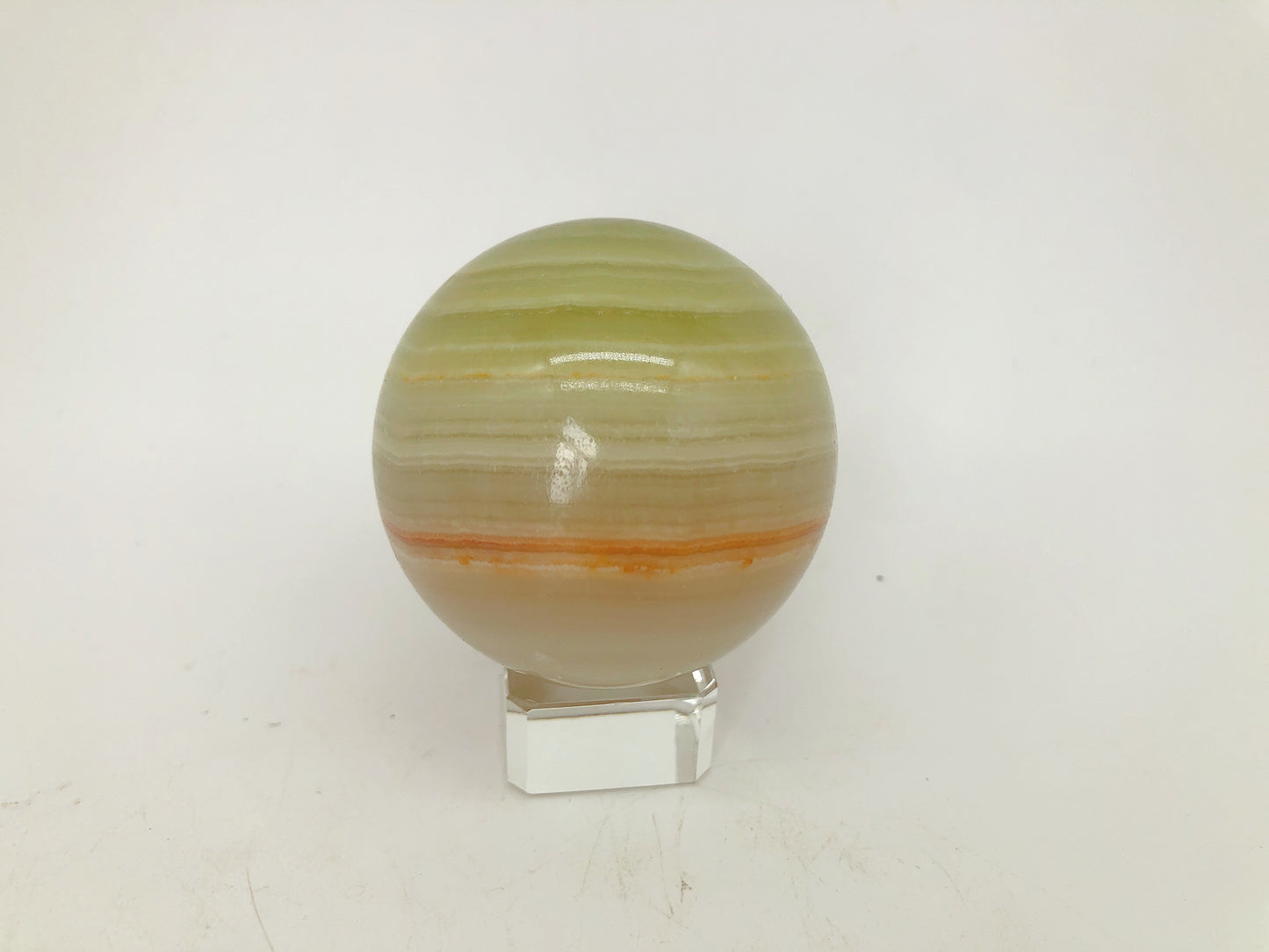 Green onyx sphere