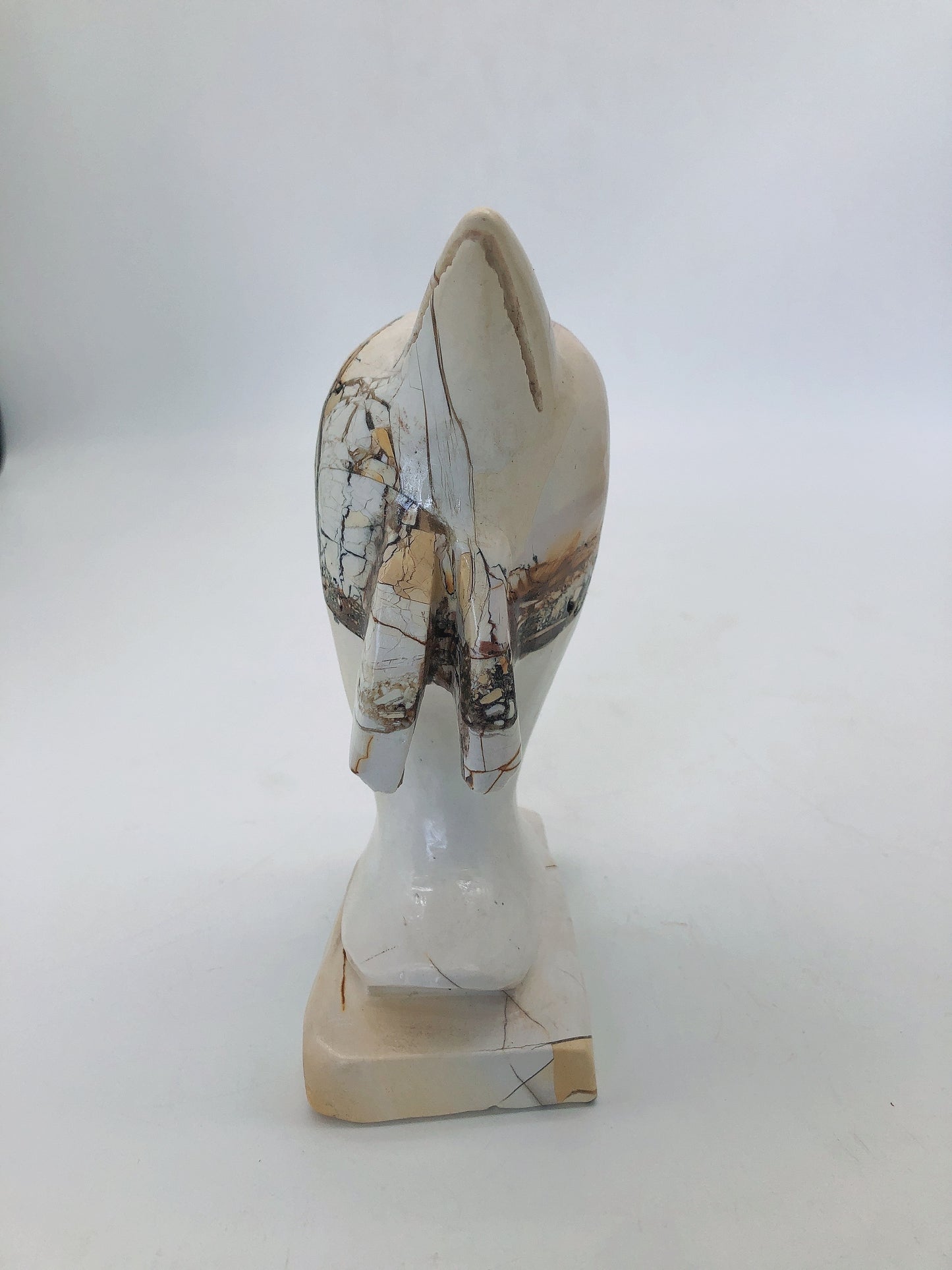 Mookite dolphin carving