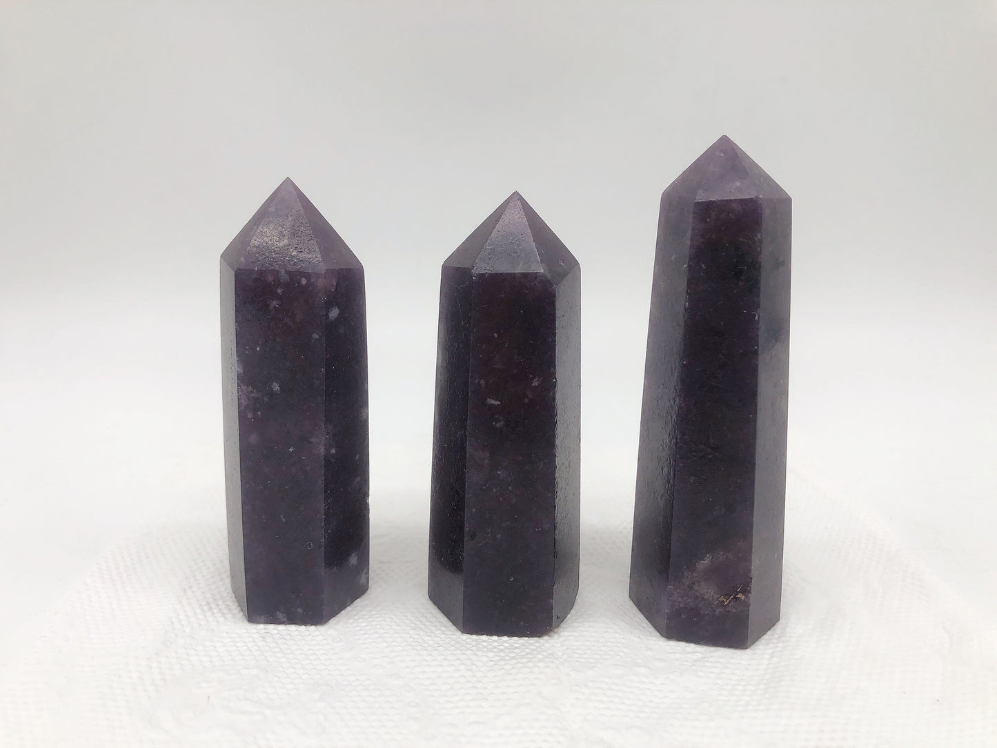 Purple mica tower