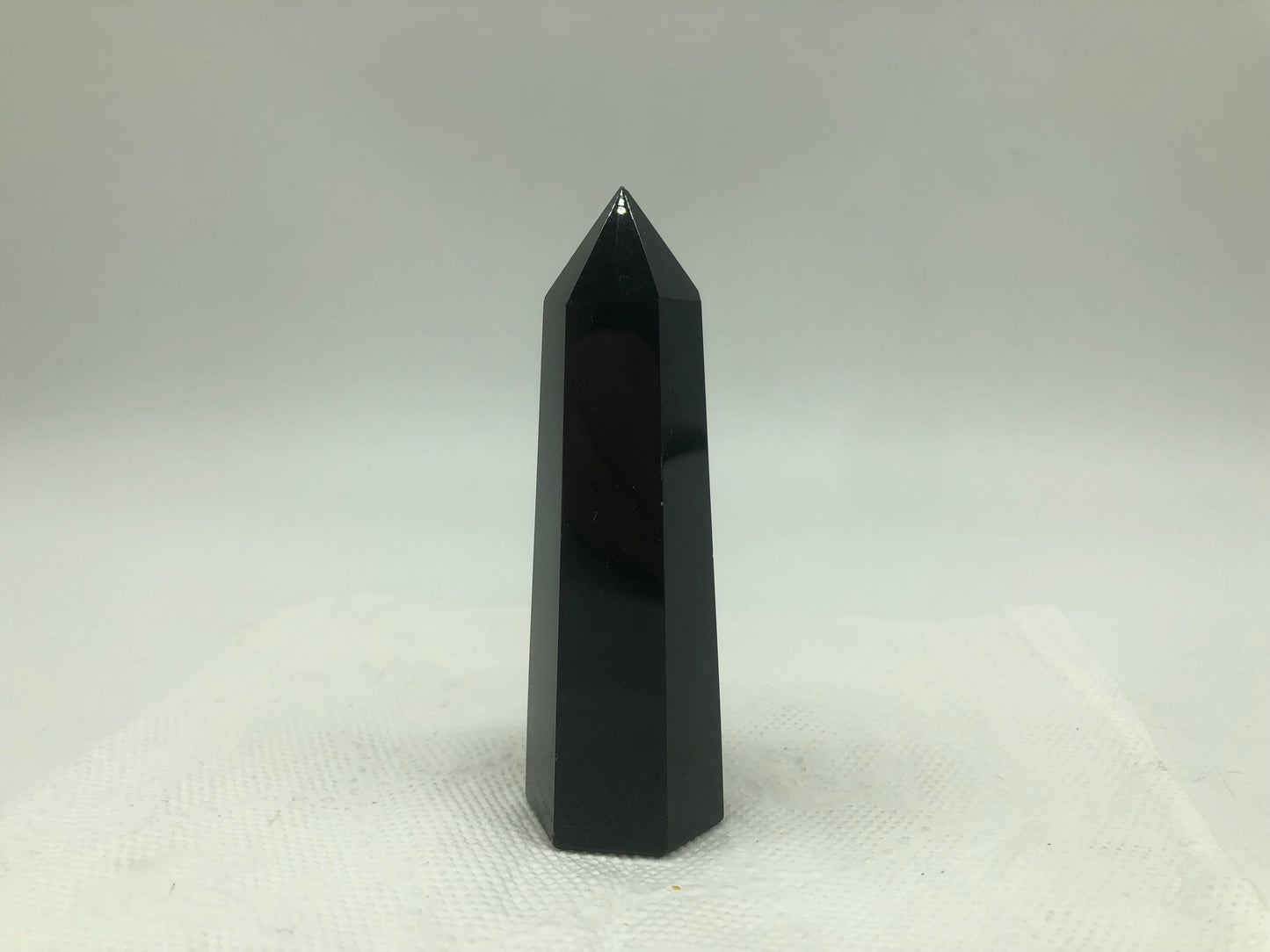 Black obsidian tower