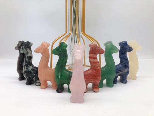 Giraffe carving