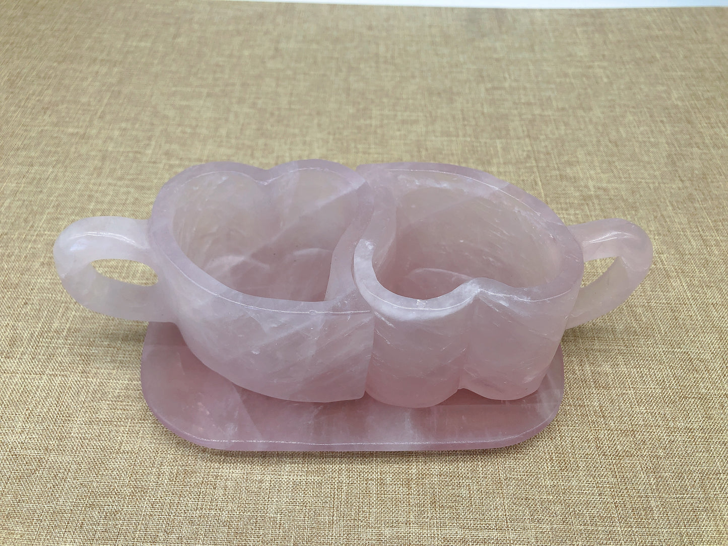 Rose quartz cup