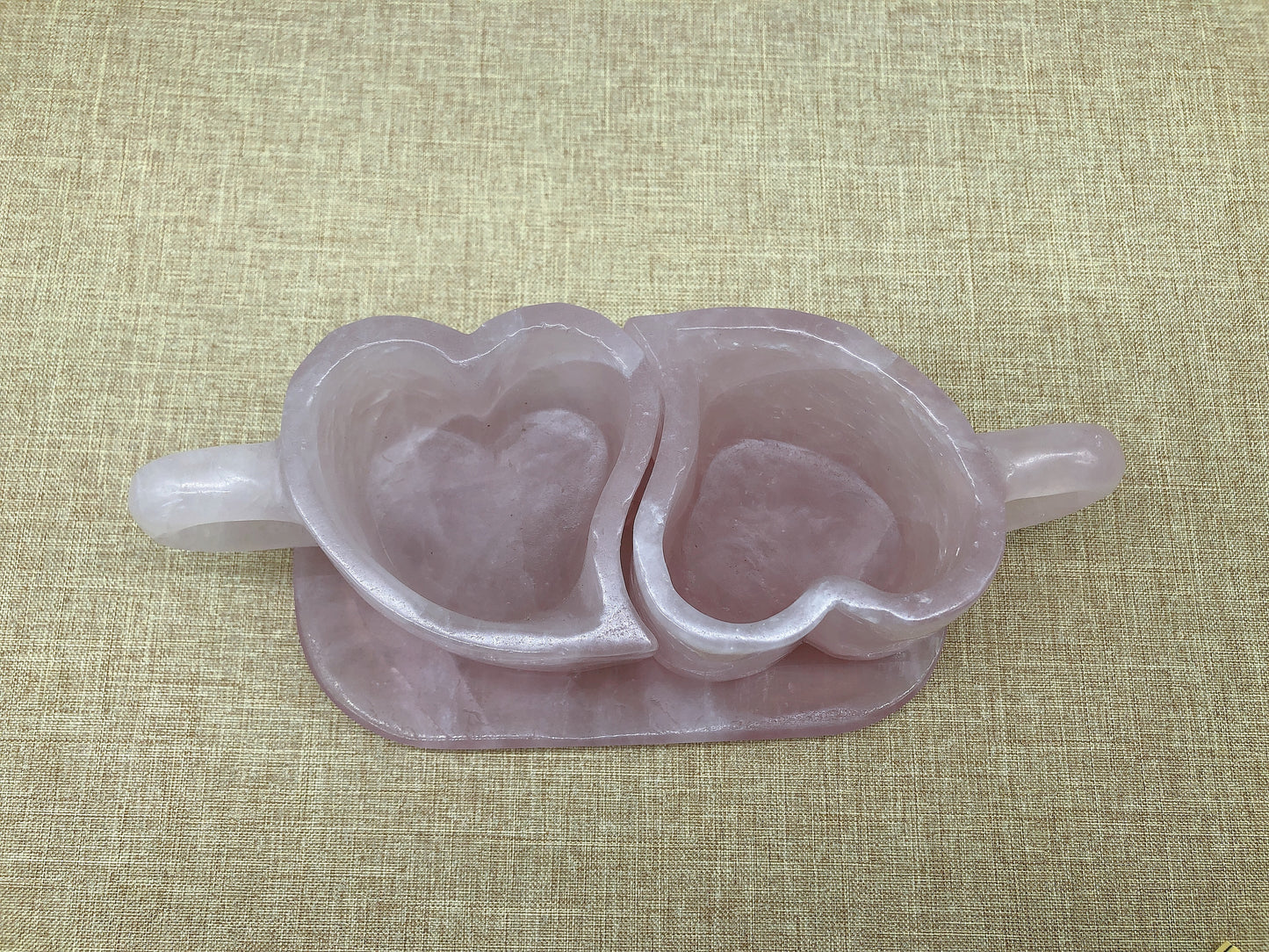 Rose quartz cup