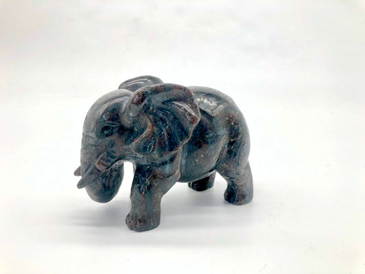 Astrophylite elephant carving