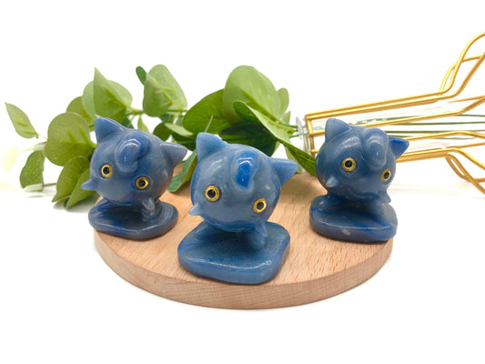 Sodalite pokemon carving