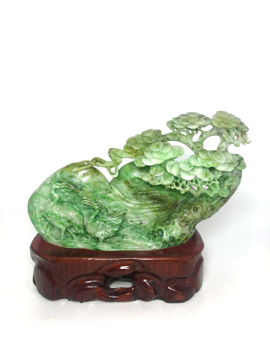 Lemon jade carving