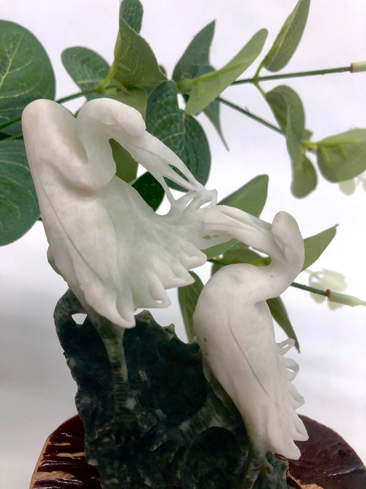 Lemon jade carving