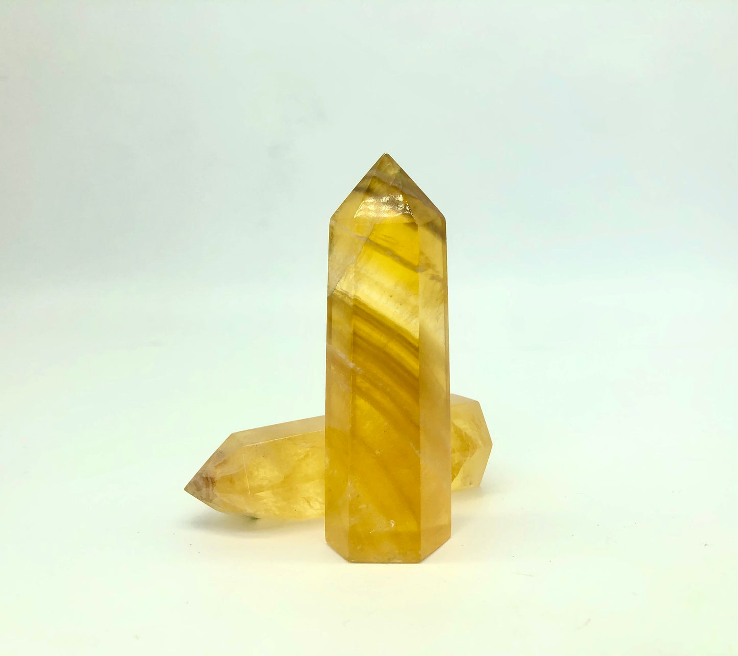 Yellow fluorite tower