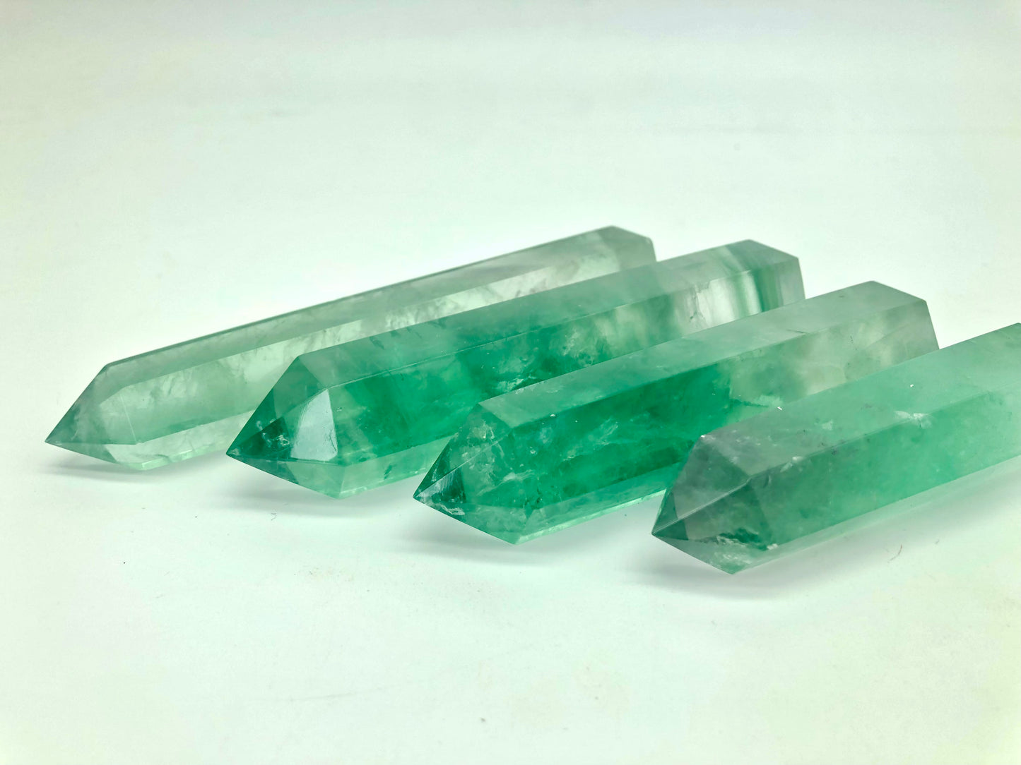 Green fluorite tower