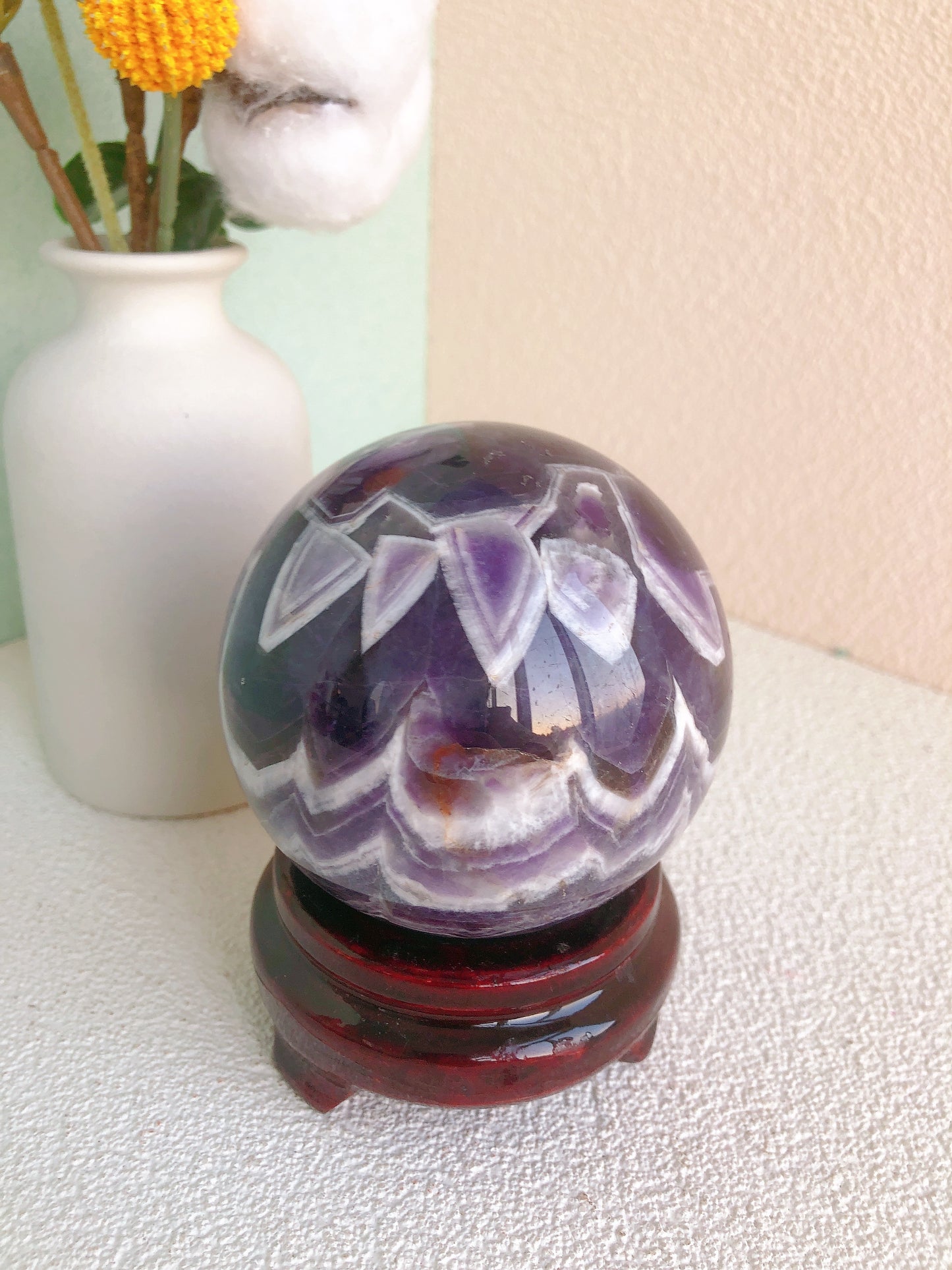 Dream amethyst sphere