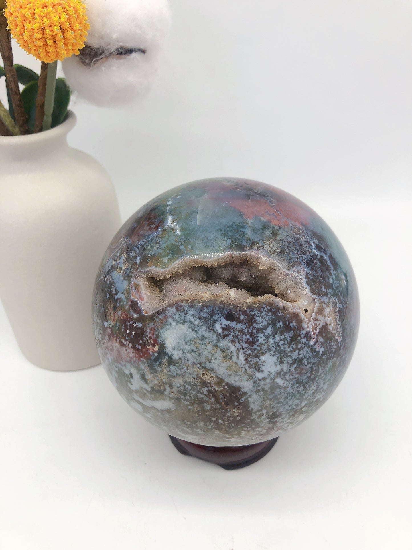 Ocean Jasper sphere